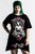 Killstar Meditate Pentagram Baphomet Gothic Punk Longline Unisex Top KSRA004299 Killstar Meditate Pentagram Baphomet Gothic Punk Longline Unisex Top KSRA004299