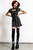 Killstar All Attitude Cut Out Gothic Punk Ash Plaid Collared Dress KSRA003923 Killstar All Attitude Cut Out Gothic Punk Ash Plaid Collared Dress KSRA003923
