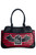 Lost Queen Give You The Creeps Punk Bat Tombstone Striped Handbag Purse BG34280 Lost Queen Give You The Creeps Punk Bat Tombstone Striped Handbag Purse BG34280