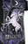 Restyle Magical Unicorn Moon Crystals Spells Occult Punk Cold Shoulder Shirt Top Restyle Magical Unicorn Moon Crystals Spells Occult Punk Cold Shoulder Shirt Top