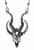 Restyle Jewelry Gothic Wiccan 3D Silver Crescent Skull Horns Pendant Restyle Jewelry Gothic Wiccan 3D Silver Crescent Skull Horns Pendant