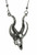 Restyle Jewelry Gothic Wiccan 3D Silver Crescent Skull Horns Pendant Restyle Jewelry Gothic Wiccan 3D Silver Crescent Skull Horns Pendant