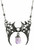 Restyle Jewelry Silver Gothic Moon Necklace With Crystal Branch Crescent Restyle Jewelry Silver Gothic Moon Necklace With Crystal Branch Crescent
