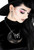 Restyle Jewelry Silver Gothic Moon Necklace With Crystal Branch Crescent Restyle Jewelry Silver Gothic Moon Necklace With Crystal Branch Crescent
