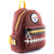 Loungefly NFL Pittsburgh Steelers Pigskin Logo Mini Backpack Handbag Tote Loungefly NFL Pittsburgh Steelers Pigskin Logo Mini Backpack Handbag Tote