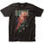 David Bowie Distressed Bolt Lightning Rebel Rebel Fitted Jersey Tee DB47 David Bowie Distressed Bolt Lightning Rebel Rebel Fitted Jersey Tee DB47