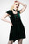 Killstar Heather Emerald Velvet Lace Bow Goth Emo Babydoll Dress KSRA003890 Killstar Heather Emerald Velvet Lace Bow Goth Emo Babydoll Dress KSRA003890