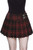 Killstar Bat Girl Babe Tartan Pleated Mini Schoolgirl Punk Rock Skirt KSRA003478 Killstar Bat Girl Babe Tartan Pleated Mini Schoolgirl Punk Rock Skirt KSRA003478