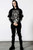Killstar Trouble Hooded Layer Leviathan Gothic Punk Occult Mens Top KSRA004275 Killstar Trouble Hooded Layer Leviathan Gothic Punk Occult Mens Top KSRA004275
