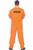Underwraps Public Offender Prisoner Inmate Criminal Jail Jumpsuit Costume 29436