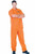 Underwraps Public Offender Prisoner Inmate Criminal Jail Jumpsuit Costume 29436