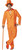 Rasta Imposta Goofball Dumber Orange Tuxedo Adult Mens Halloween Costume GC2904