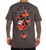 Sullen Heart Breaker Premium Skull Thorn Red Rose Tattoo Inked Tee SCM4363-PEW Sullen Heart Breaker Premium Skull Thorn Red Rose Tattoo Inked Tee SCM4363-PEW