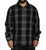 Sullen Art Collective Boulevard Tattoo Punk Biker Button Up Flannel SCM4029-BLK Sullen Art Collective Boulevard Tattoo Punk Biker Button Up Flannel SCM4029-BLK