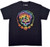 Grateful Dead Deadhead Rainbow Tie Dye Font Psychedelic Men's T-Shirt 31571