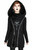 Restyle Twin Moon Oversized Hood Gothic Witchy Occult Symbols Hoodie Jacket Restyle Twin Moon Oversized Hood Gothic Witchy Occult Symbols Hoodie Jacket