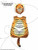 Underwraps Printed Brown Tiger Bengal Animal Cat Halloween Toddler Costume 20050 Underwraps Printed Brown Tiger Bengal Animal Cat Halloween Toddler Costume 20050
