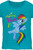 My Little Pony Rainbow Dash Lightning Fast Teal Cartoon Children Girls T Shirt My Little Pony Rainbow Dash Lightning Fast Teal Cartoon Children Girls T Shirt