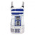 MightyFine R2D2 Droid Robot Classic Star Wars Movie Character Costume Tank Top MightyFine R2D2 Droid Robot Classic Star Wars Movie Character Costume Tank Top