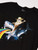 Bucking Sharkaroo Shark Kitten Cowboy Riding Rainbow Space Mens T Shirt GT4780 Bucking Sharkaroo Shark Kitten Cowboy Riding Rainbow Space Mens T Shirt GT4780