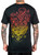 Sullen Art Tiger Style Gradient Tattoo Skull Inked Art Floral Tee SCM3748-BLK Sullen Art Tiger Style Gradient Tattoo Skull Inked Art Floral Tee SCM3748-BLK