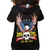 Lethal Angel Born Free Bald Eagle Skull USA Womens Patriotic Biker Zip Up Hoodie Lethal Angel Born Free Bald Eagle Skull USA Womens Patriotic Biker Zip Up Hoodie