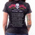 Lethal Angel Revenge is Sweet American Tour Skull Roses Biker V-Neck T Shirt Lethal Angel Revenge is Sweet American Tour Skull Roses Biker V-Neck T Shirt