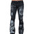Wornstar Clothing Wild Side Distressed Skull Low Rise Boot Cut Mens Denim Pants Wornstar Clothing Wild Side Distressed Skull Low Rise Boot Cut Mens Denim Pants