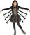 Fun World Sparkling Spider Hooded Web Scary Horror Halloween Costume 112642