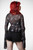 Killstar Wicked Rose Skull Bat Gothic Design Cropped Mesh Blouse Top KSRA005499 Killstar Wicked Rose Skull Bat Gothic Design Cropped Mesh Blouse Top KSRA005499