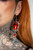 Killstar Worlds Away Crescent Moon Floral Gem Gothic Pendant Dangle Earrings Killstar Worlds Away Crescent Moon Floral Gem Gothic Pendant Dangle Earrings