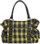 Lost Queen Rise Up Handcuff Yellow Tartan Gothic Punk Shoulder Crossbody Bag Lost Queen Rise Up Handcuff Yellow Tartan Gothic Punk Shoulder Crossbody Bag