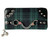 Lost Queen Tartan Plaid Handcuff Charm Studded Punk Clutch Wallet WBN1427-GRN Lost Queen Tartan Plaid Handcuff Charm Studded Punk Clutch Wallet WBN1427-GRN