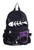 Lost Queen Kitty Speaker Mp3/Mp4 Cat Fish Bone Backpack Tote Bag BBN728-BLK/PUR Lost Queen Kitty Speaker Mp3/Mp4 Cat Fish Bone Backpack Tote Bag BBN728-BLK/PUR