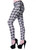 Lost Queen Forever Yours White Black Checked Gothic Punk Trousers Pants TBN405 Lost Queen Forever Yours White Black Checked Gothic Punk Trousers Pants TBN405