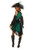 Dreamgirl Emerald Pirate Green Gold Sexy Velvet Womens Dress Halloween Costume Dreamgirl Emerald Pirate Green Gold Sexy Velvet Womens Dress Halloween Costume