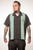 Steady Clothing The Shake Down in Black/Mint Retro 50s Mens Bowling Shirt Steady Clothing The Shake Down in Black/Mint Retro 50s Mens Bowling Shirt
