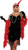Underwraps Flapper Red Black Feather Boa Roarin 20s Adult Halloween Costume Kit Underwraps Flapper Red Black Feather Boa Roarin 20s Adult Halloween Costume Kit