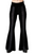 Killstar Verna Lace Velvet Womens Gothic Flare Stretch Bell Bottoms KSRA006040 Killstar Verna Lace Velvet Womens Gothic Flare Stretch Bell Bottoms KSRA006040
