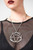 Killstar Cult of the Devil Bone Pentagram Chain Pendant Necklace KSRA005369