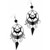 Killstar Lucid Moon And Star Gem Pentagram Gothic Dangle Earrings KSRA006051 Killstar Lucid Moon And Star Gem Pentagram Gothic Dangle Earrings KSRA006051