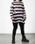 Killstar Bad Blossoms Knit Sweater Pink And Black Distressed Gothic KSRA000751 Killstar Bad Blossoms Knit Sweater Pink And Black Distressed Gothic KSRA000751