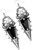 Killstar Drogonight Earrings Dragon Pentagram Black Gothic Alternative KSRA00412 Killstar Drogonight Earrings Dragon Pentagram Black Gothic Alternative KSRA00412