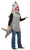 Rasta Imposta Men's Sand Shark Adult Costume Funny Silly Animal Halloween 6526