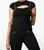 Killstar Trudy Keyhole Top Black Gothic O-Ring Alternative Punk KSRA005602 Killstar Trudy Keyhole Top Black Gothic O-Ring Alternative Punk KSRA005602