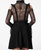 Killstar Yuna Suspender Skirt Black Zipper Cross Gothic Alternative KSRA005096 Killstar Yuna Suspender Skirt Black Zipper Cross Gothic Alternative KSRA005096