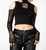 Killstar Dark Half Long Sleeve Top Black Fishnet Gothic Alternative KSRA005091 Killstar Dark Half Long Sleeve Top Black Fishnet Gothic Alternative KSRA005091
