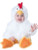 INCHARACTER CLUCKIN CUTIE CHICKEN INFANT COSTUME HALLOWEEN CUTE BABY SIZE S-L