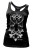 PINKY STAR OWL NATURE SKULL PUNK GOTH ROCK RACERBACK JUNIORS TANK SHIRT S-XXL