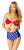SUMMER '14 WONDER WOMAN BANDEAU HI WAIST DC COMICS BIKINI BATHING SUIT SWIMWEAR